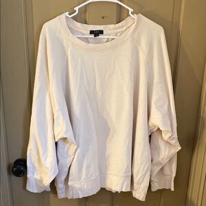 J. Jill Cream Women's sweatshirt XXL 2X